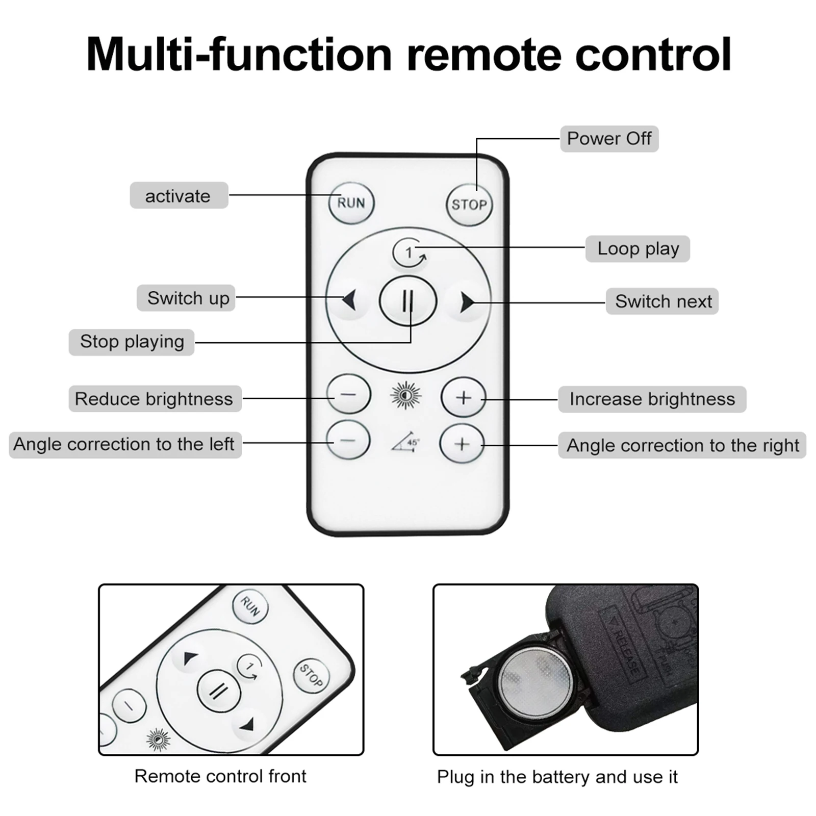 Description Picture 3 of item42CM 3D Fan Hologram Projector Wifi Display Advertising Logo Light Led Sign Holographic Lamp Advertising Machine