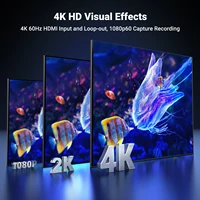 UGREEN HDMI Video Capture Card 4K60Hz HDMI to USB/Type-C Video Grabber Box for Computer Camera Live Stream Record Meeting - Image 2