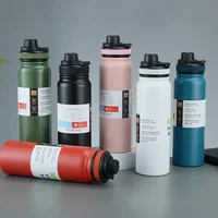 600ML/800ML Outdoor Thermos Portable Kettle Water Bottle with Tea Filter 304 Stainless Steel Thermal Cup Leak-proof Flask Sports 1