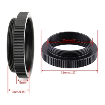 C-MOUNT 5mm 확장 튜브 어댑터 C-CS 마운트 어댑터 스페이서 링 CCTV 렌즈