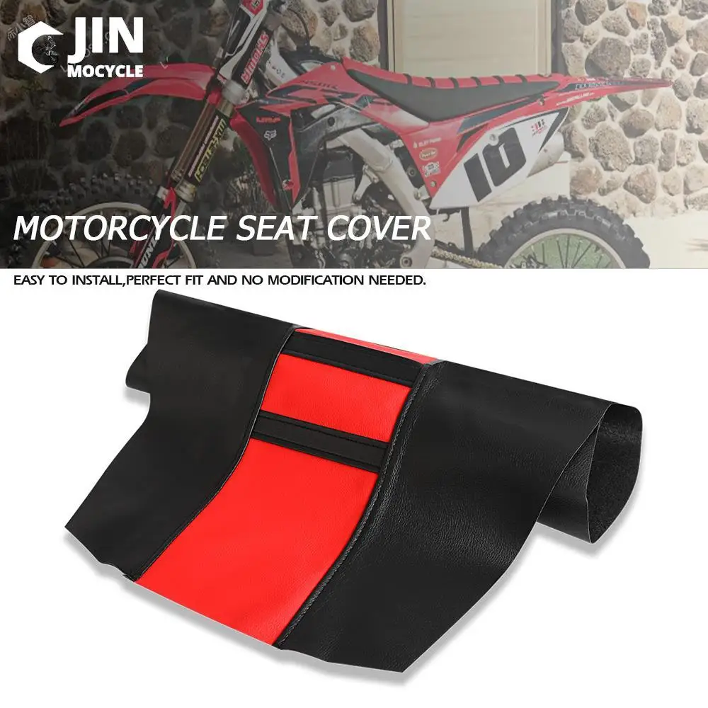 

FOR HONDA CRF150F L R CRF 230F CRF250 L M CRF250R X CR250R CR80R CR85R Motocross Dirt Bike Enduro Ribbed Gripper Soft Seat Cover