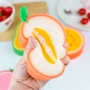 Cute Fruit Shape Bath Sponge Soft Shower Brush Dead Skin Removal Bathroom Body Scrubber Exfoliating Cleaner Women Men Kids 6