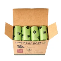 30/600 Pcs Dog Poop Bags for dog Large Cat Waste Bags Doggie Outdoor Home Clean Refill Garbage Bag Pet Supplies 15 Bags/ Roll 2