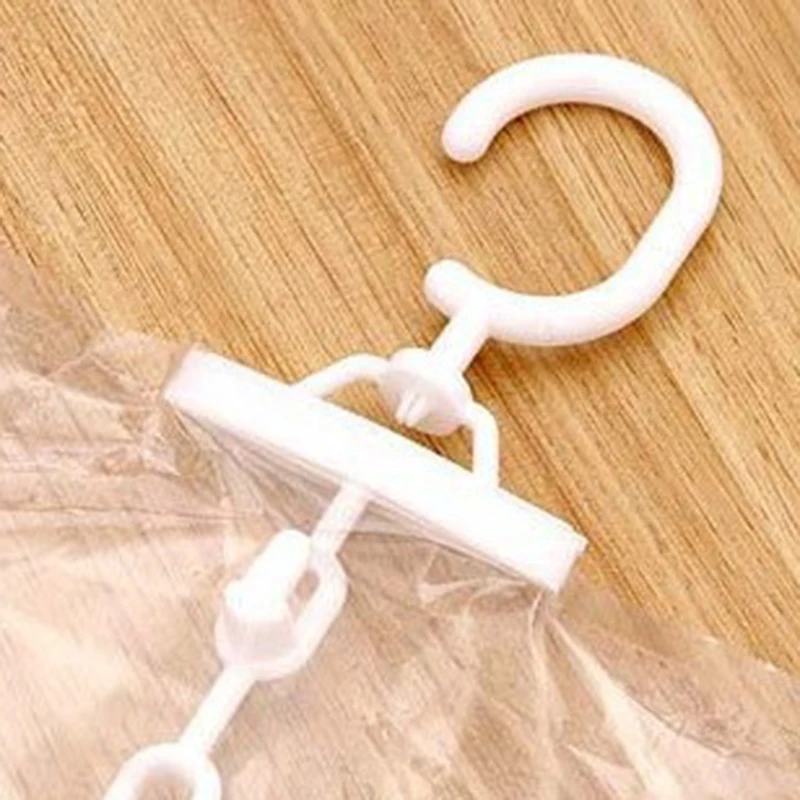 Reusable Vacuum Bag Suction Pump Clothes Storing Hanging Large Plastic Compression Empty Bag Dust Cover Travel Storage Container 3