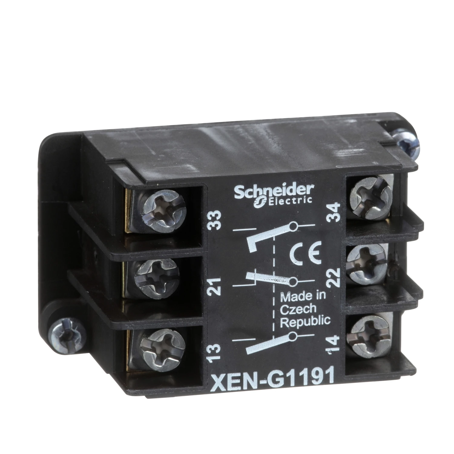 

Подвесная станция XENG1191 Harmony, подвесная станция XAC, Контактный блок, возврат пружины, Переднее Крепление, 1 раннее закрытие № 1 NO и 1 NC