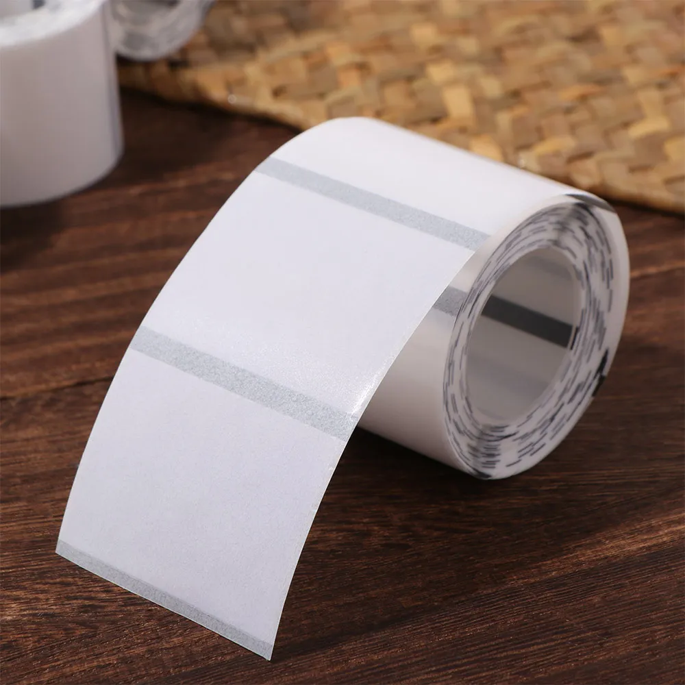 230Pcs 투명 빈 라벨 스티커 사각형/원형 방수 열전사 인쇄 용지 안티 스크래..