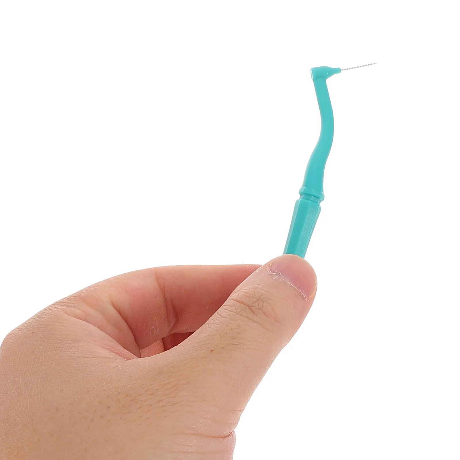 20개 휴대용 치간 칫솔, 교정기용 L자형 이쑤시개 칫솔, 효과적인 세척, 여행용 구강 관리, 치아 틈새 제거기