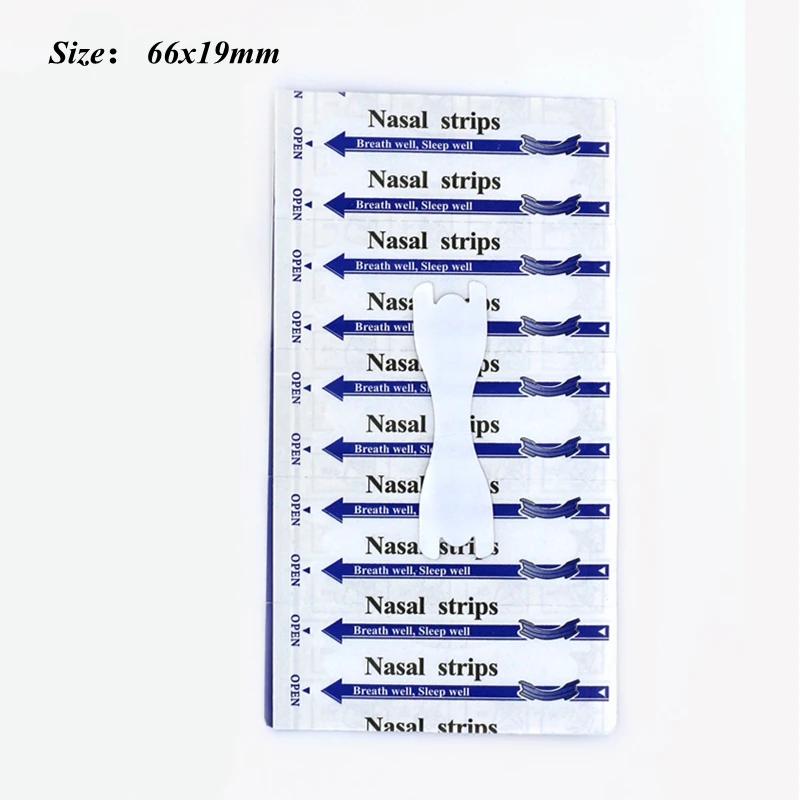 Nasal Strips 50pcs/Lot Transparent Nasal Strips Anti-Snoring Sticker Better Nose Breath Reduce Snoring Tool Health Care Stop Snoring Patch