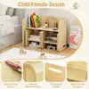 All-in-One Birch Wood Kids Table and Chair Set with Storage for Reading, Arts, and Snacks (Natural)