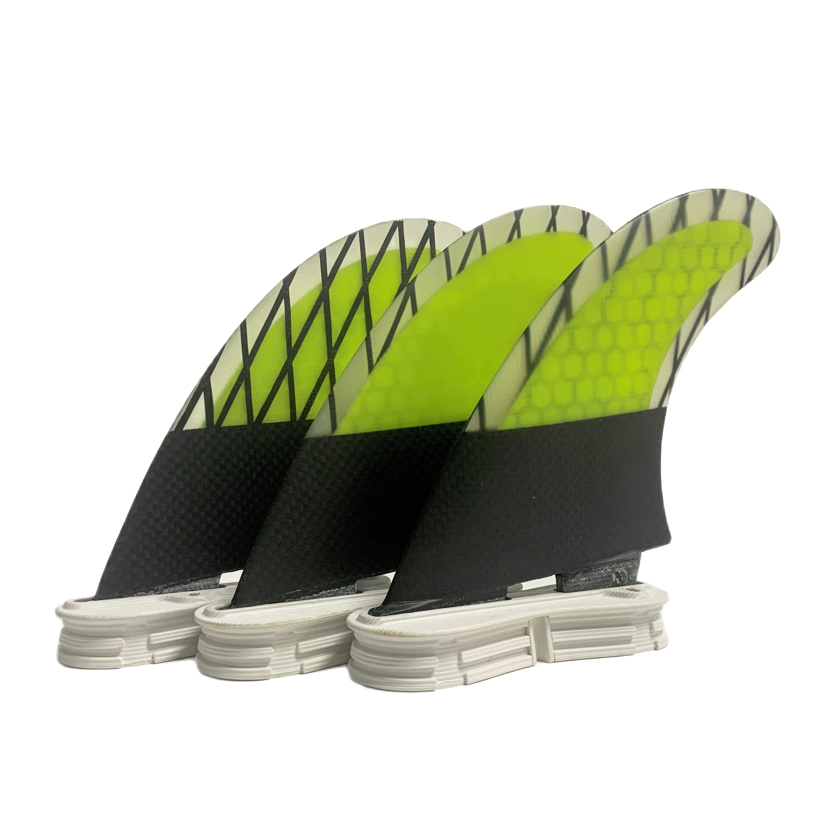 RISECE FCS 2 Quilhas Fins Twin Tabs 2 Surfboard Fin Carbon Fiber Double