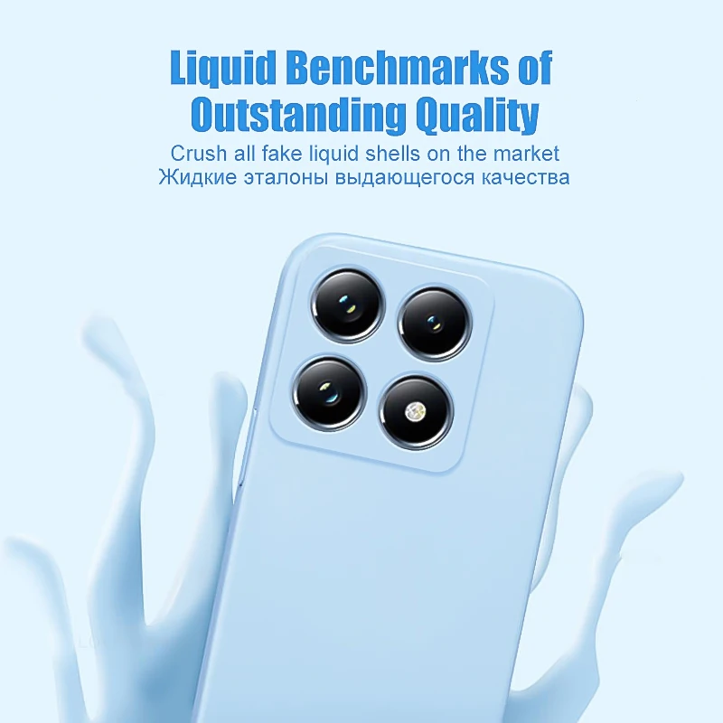 Liquid Silicone Shockproof Soft Phone Case - Enhanced Protection and Style