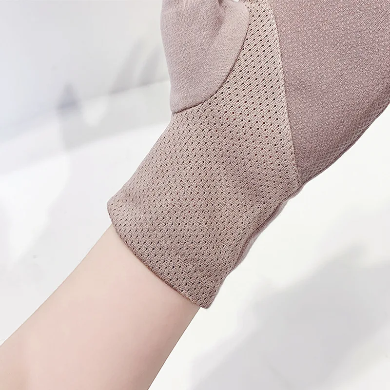 Manicure Gloves for Women Summer UV Protection Driving Anti-Tanning Cycling Lady Shopping Running Breathable Anti-Slip Gloves - 3