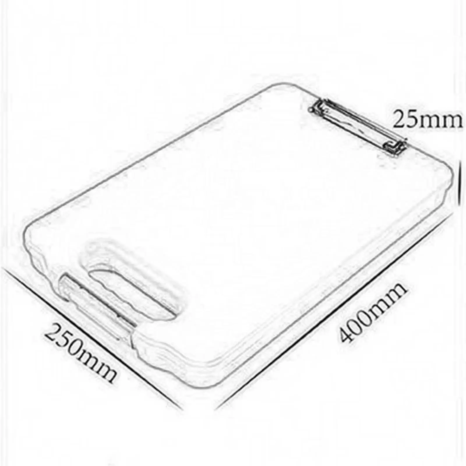 A4 용지용 전문 클립보드 정리함, 사무실 및 학교용 휴대용 문서 거치대