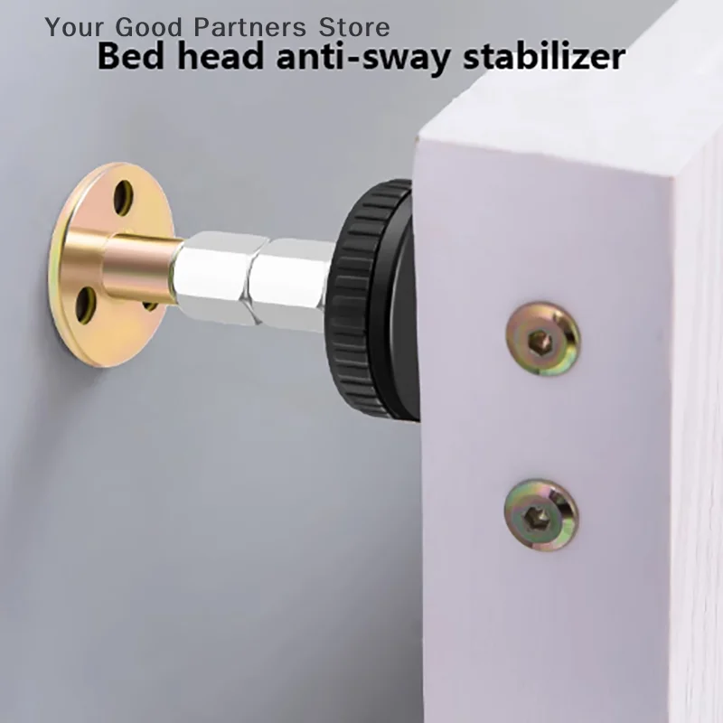Adjustable Headboard Stoppers Bed Frame Prevent Loosening Anti-Shake Fixer For Cabinets Sofas Hardware Top Wall Stabilizer