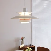 Nordic Chandelier PH5 Danish  Flying Saucer Design Bedroom Simple Modern Restaurant Bar Bedside Lamps Room Decor Pendant Light 2