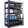 Garage Shelving 72" H Tall Storage Shelves Sturdy Metal Shelves for Storage 5 Tier Wide Heavy Duty Shelving Deep Storage Rack 1