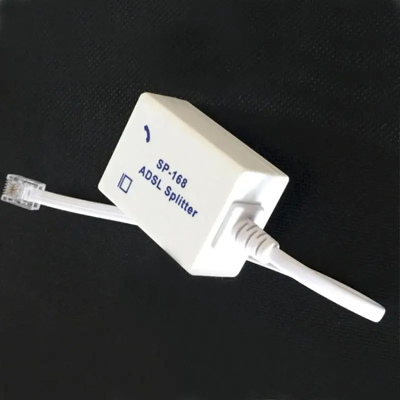 1Pcs DSL 필터 분배기 ADSL 분배기 전화선용 남성-2 여성 RJ11 6P4C/6P2C 전화 모뎀 변환기 어댑터