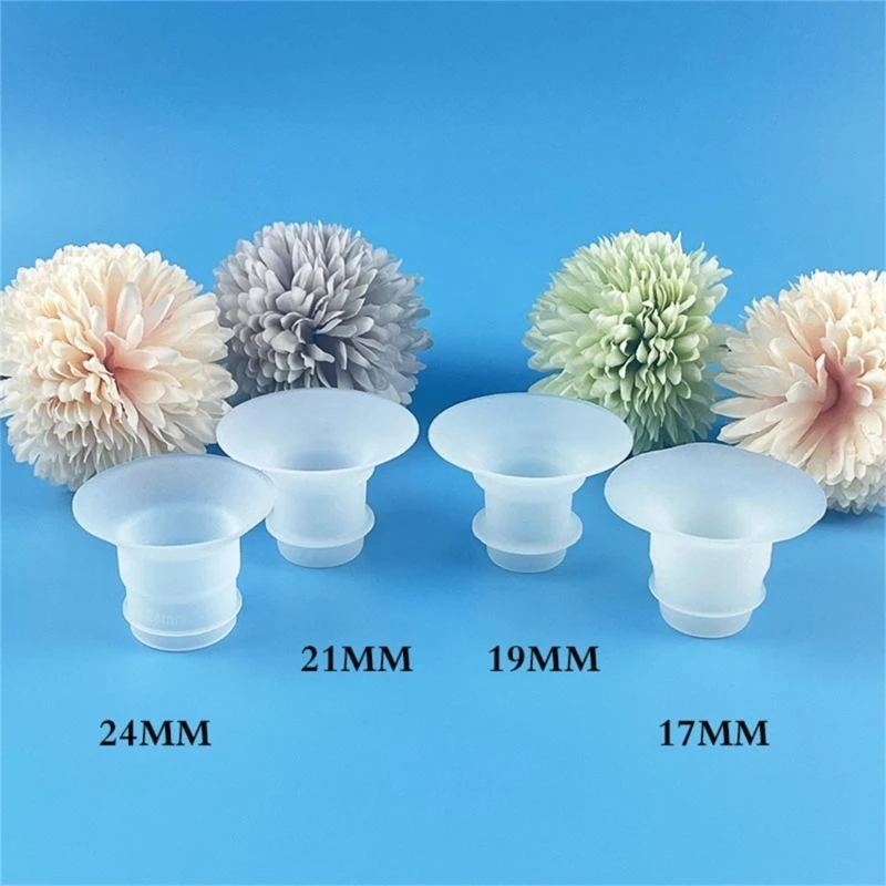 HUYU Silicone Breast Horn Adapter Universal Breast Flange Insert Part Insert Improve Your Pumping Efficiency