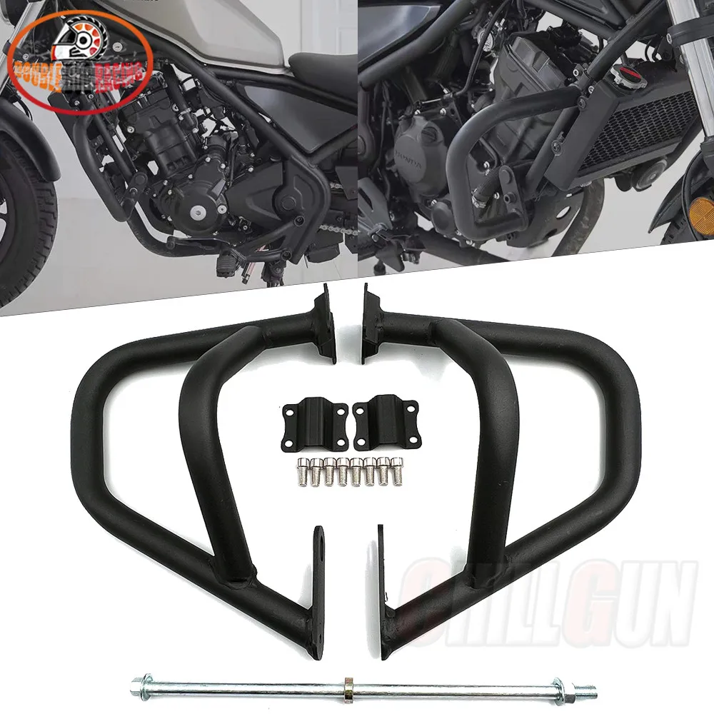 Motorcycle Highway Bumper Engine Guard Cover Crash Bars Stunt Cage
