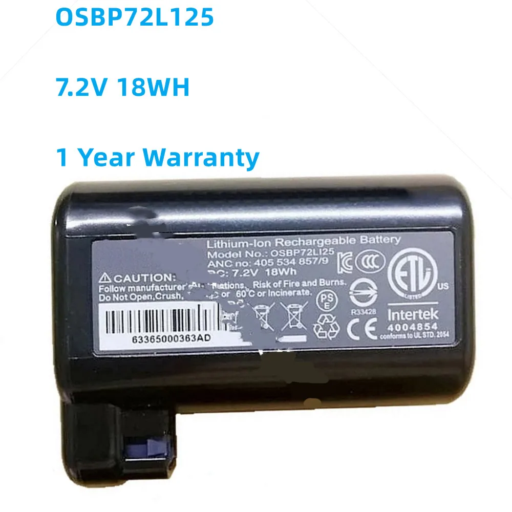 New 7.2V 18WH OSBP72L125 equipment battery For Electrolux Pure i9 Robot  Vacuum Cleaner - AliExpress