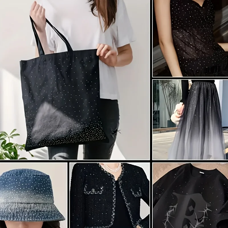 8장 반짝이는 DIY 라인스톤 스티커, 열전도성 스티커, 의류 장 열전도성 스티커