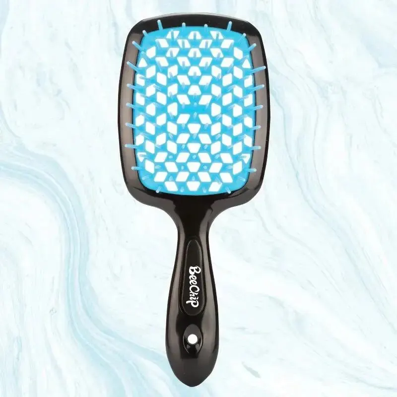 Hair Brush Hair Smoothing Honeycomb Curved Cutout Used For Styling Combing Massaging Scalp