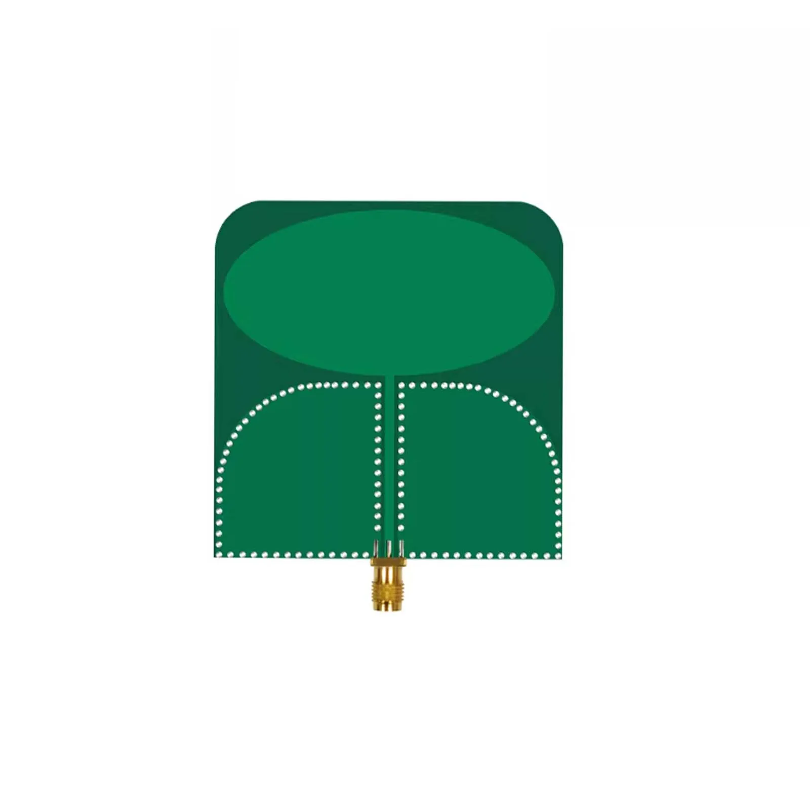 6.5 x 6.5 cm 소형 UWB 펄스폭 변조 전방향 안테나, 1.5 GHz9 GHz, Wi-Fi 2.4 GHz, 5.8 GHz, 915 MHz