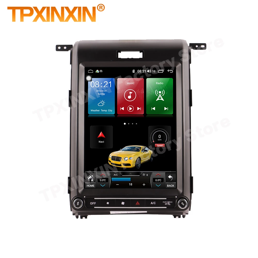 

8+256GB Radio Coche With Bluetooth Android 12 For Ford F150 Raptor 2015 2016 2017 2018 2019 GPS Automotive Multimedia Autostereo