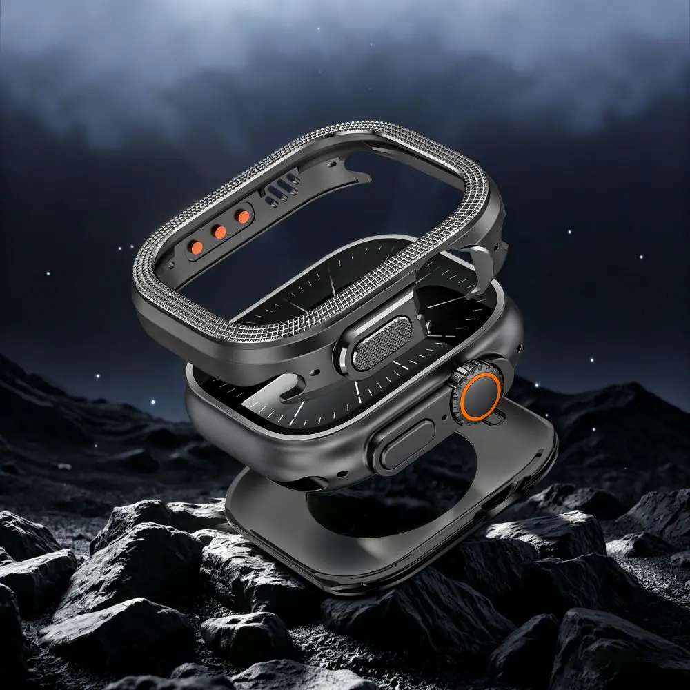 Premium Designer Rugged Metal Case - Shockproof Protective Bumper Cover