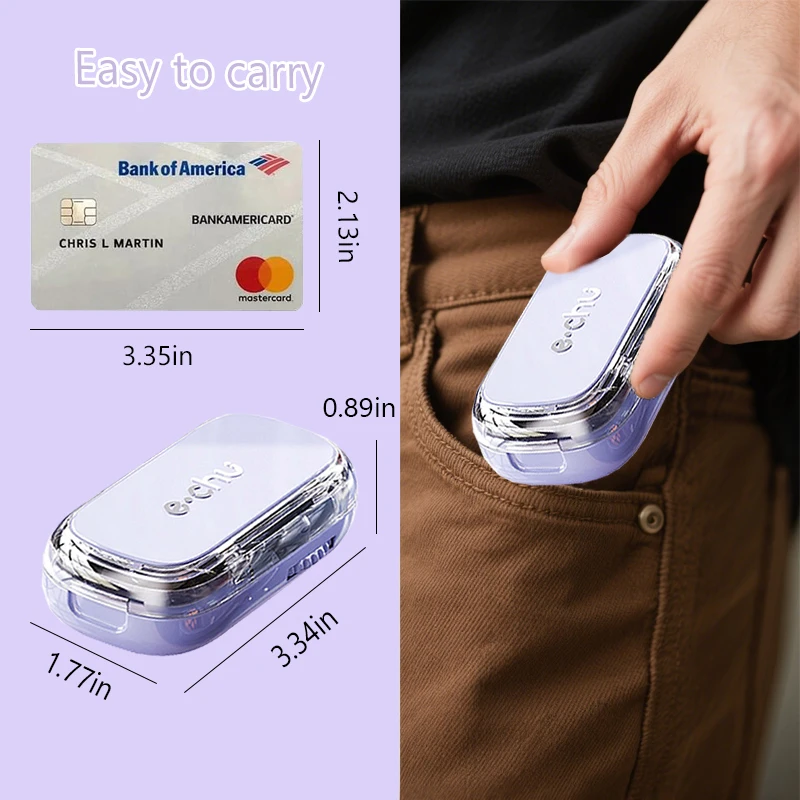 Adjustable Quarter Pill Cutter Medicine Dustproof Divider for Cutting Multiple Pills Precision Alignment Easy to Use and Travel