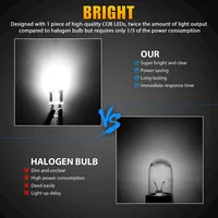 T10 W5W Светодиодная АВТОМОБИЛЬНАЯ Canbus Стекло COB 6000k Купольная лампа для чтения Маркер Клиновой светильник для номерного знака Лампа 168 194 192 DC 12 В Белый Синий Красный — изображение 3