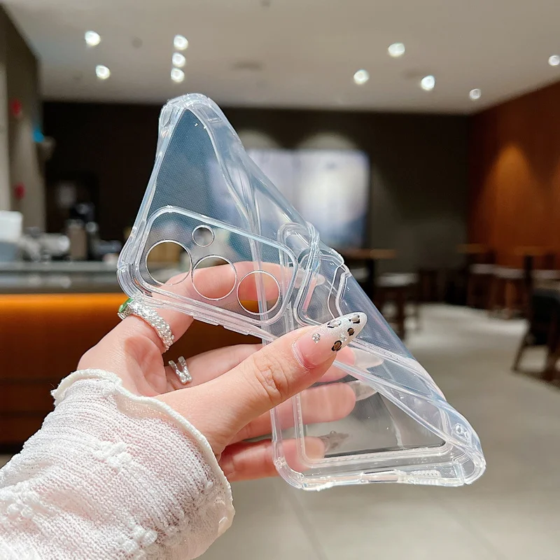 Clear Card Slot Soft Pocket Phone Case Cover