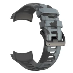 Camouflage Printed Silicone Strap for Sports Watch Bracelets (BH)