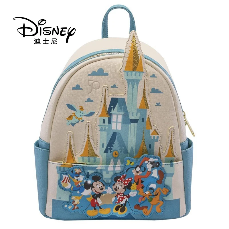 

Рюкзак для девочек в стиле мини-замка с изображением Микки и друзей