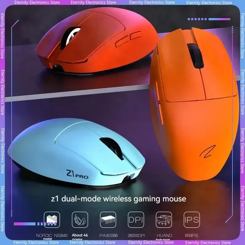 

Zaopin Z1 Pro 2.4g Wireless Usb Wired Mouse 24600dpi Paw3395 Ultra Light Sensor Suitable Esports Games Computer Accessories Gift