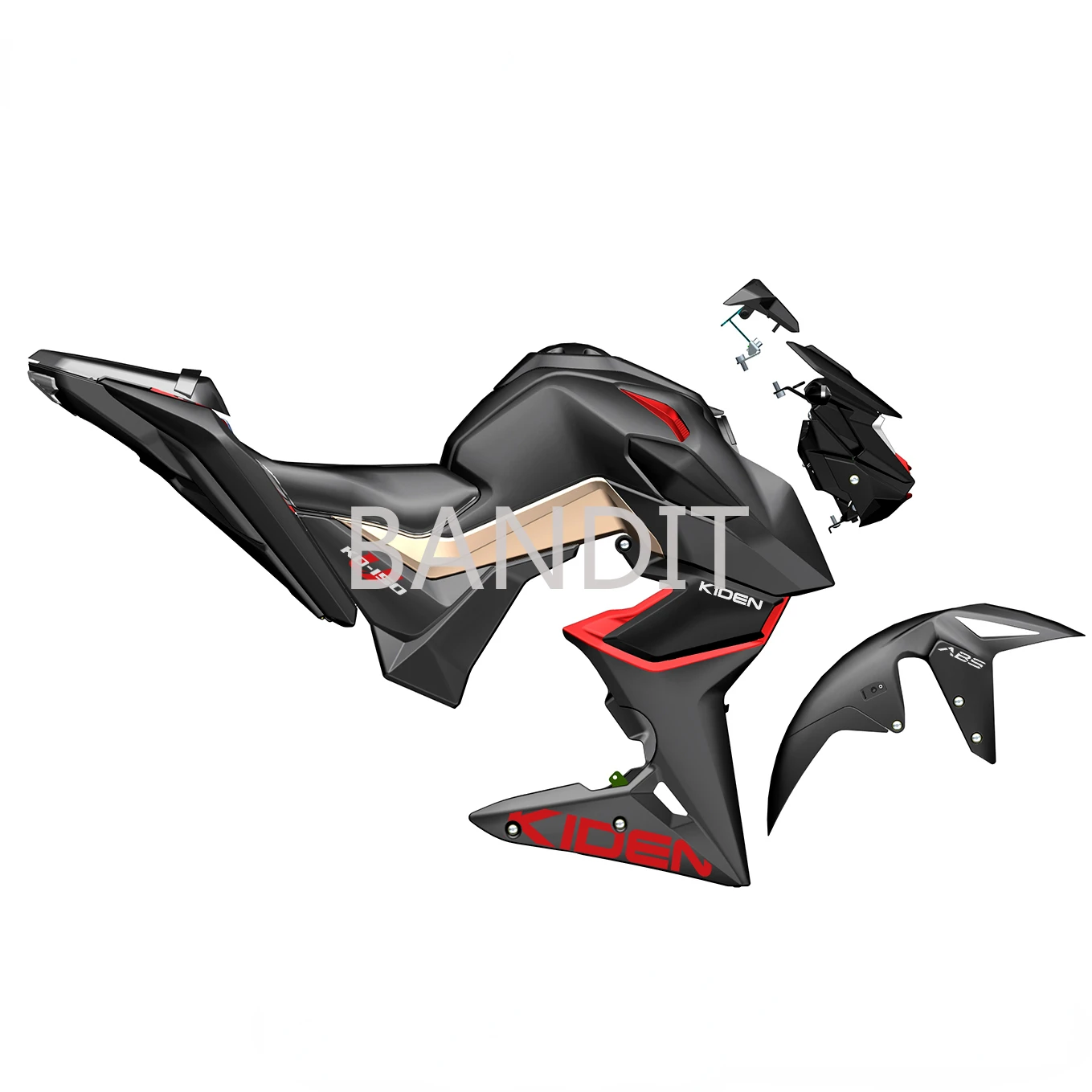 

Motorcycle Whole Vehicle Shell Plastic Parts Surround Fuel Tank Cover Side Cover Tail Skirt FOR ZONTES ZT 125 U 125 U2 125U