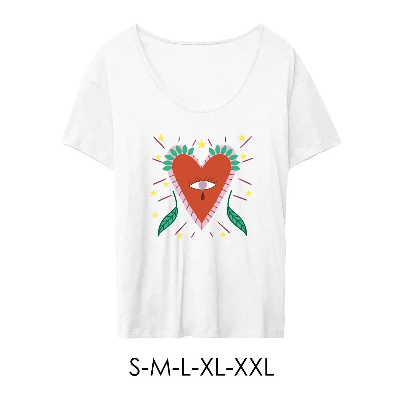 

Women's T Shirt Printed Stylish Clothing Crewneck Female Tee Shirts Simple Summer Tops for Walking Work Shopping Travel Vacation
