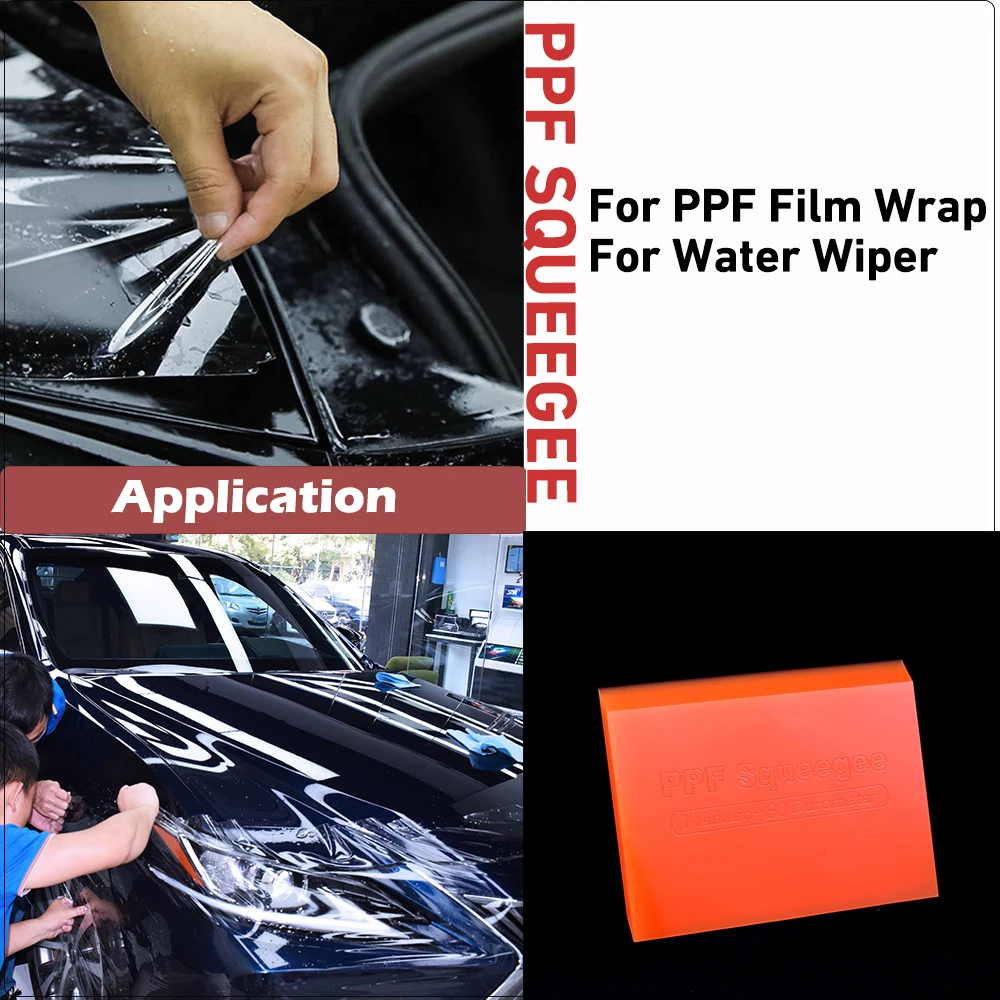 TOFAR Rubber Squeegee PPF Scraper Car Clear Transparence Film Install Tool  Water Wiper Window Tinting Clean Vinyl Spatula New - AliExpress