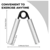 Metal Grip Strength Trainer 100lb/150lb/200lb Grip, Non-Slip Hand Grip for Muscle Strengthening and Hand Rehabilitation Exercise 6