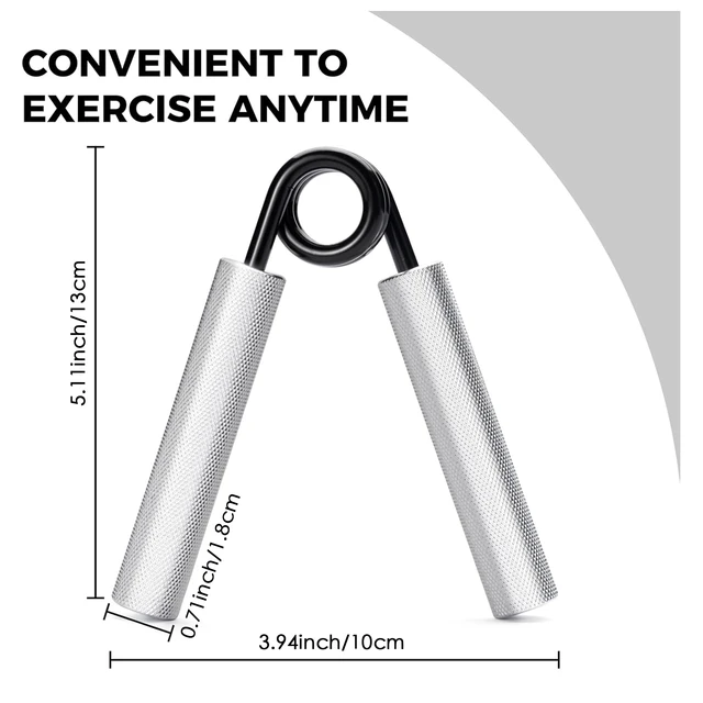 Metal Grip Strength Trainer 100lb/150lb/200lb Grip, Non-Slip Hand Grip for Muscle Strengthening and Hand Rehabilitation Exercise 6