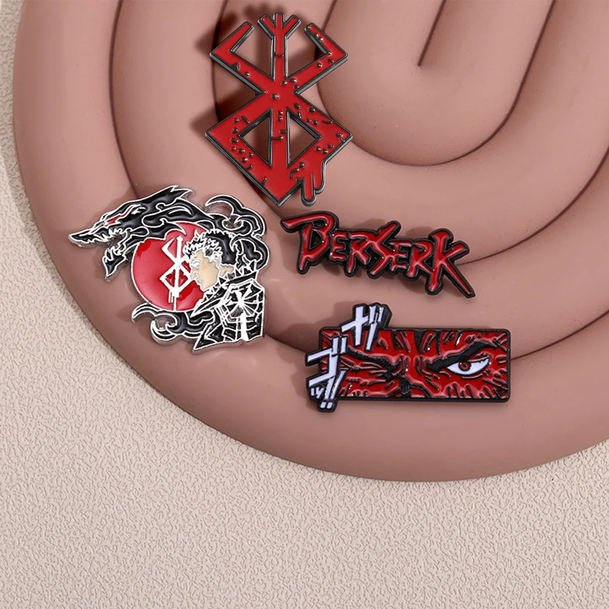 Berserk Beherit Red Cartoon Brooch Lapel Pin - Anime-Inspired Accessory & Gift