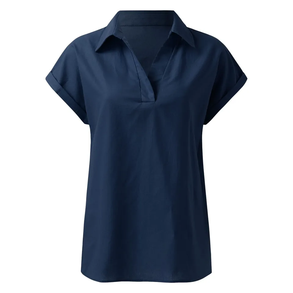 Casual Stylish Women's Chiffon Button Down Shirts