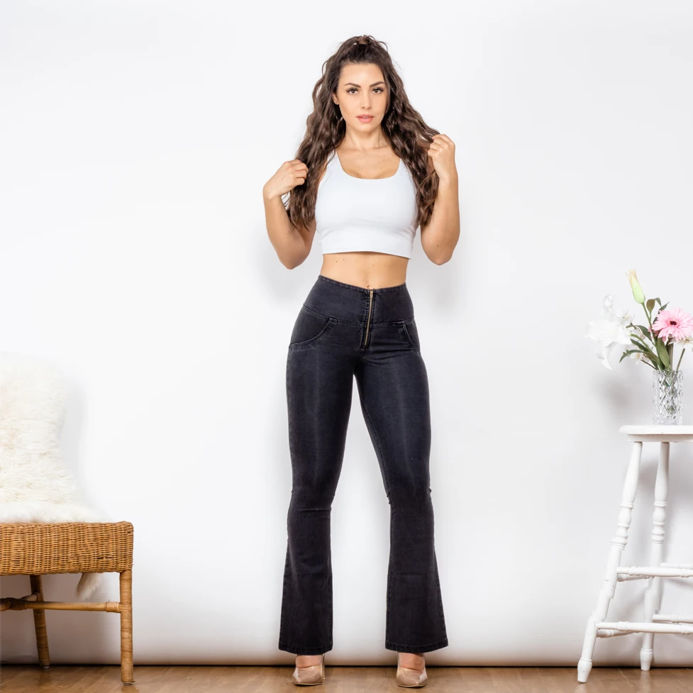 Shascullfites Jeans High Rise Stretch 