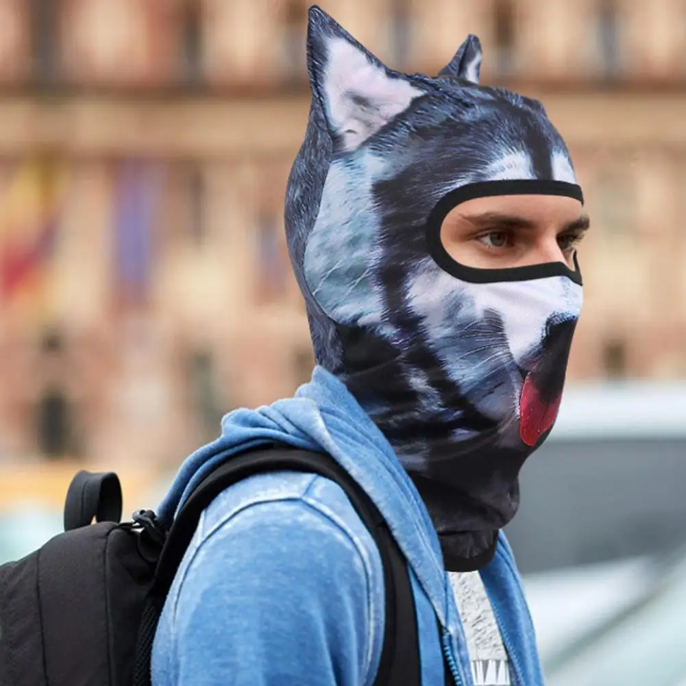 3D Cat Balaclava Motorcycle Cute Full Face Hood Mask Skiing Snowboard Hat Helmet Liner Biker Face Gorra Headgear Hat 2