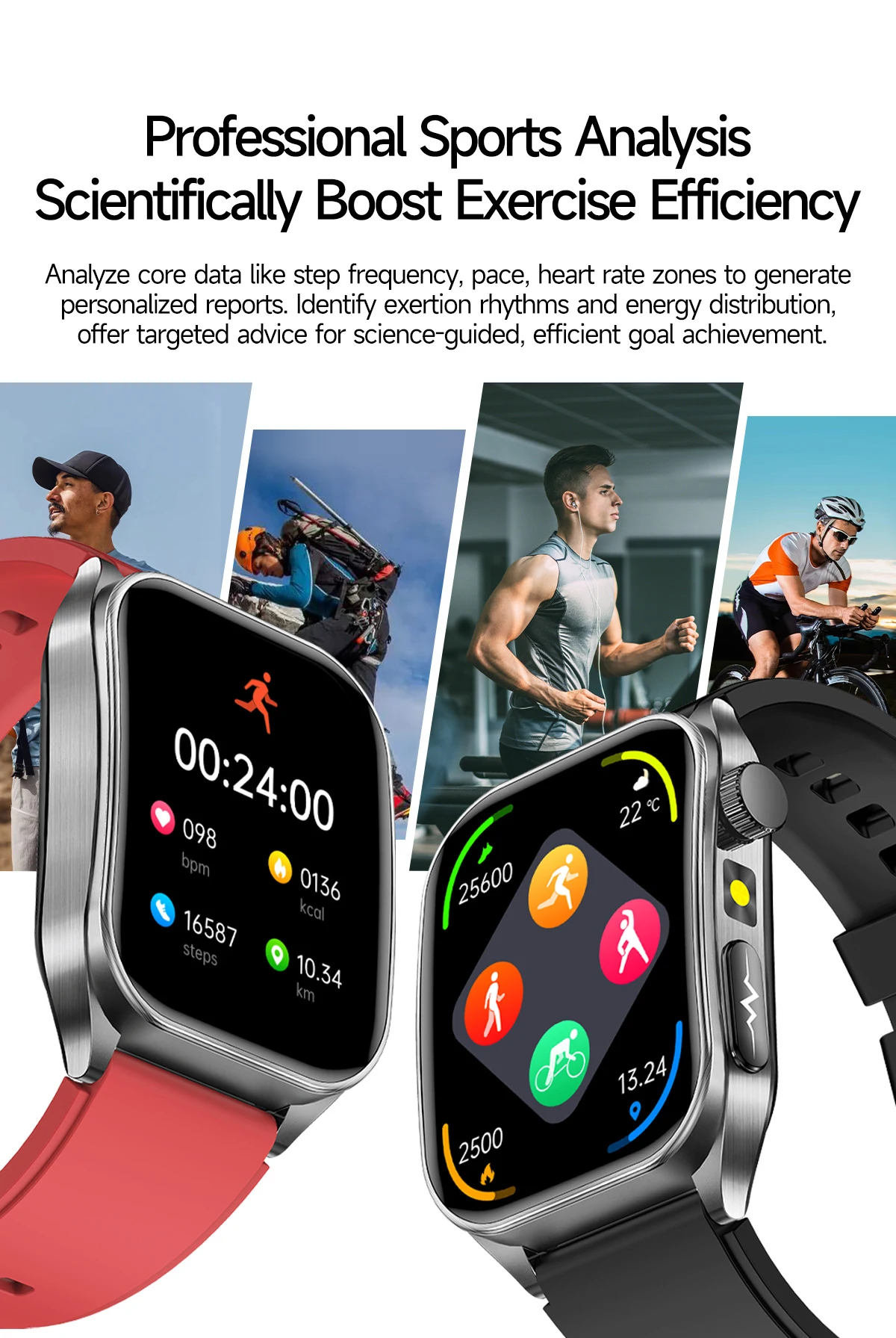 2026 New 650nm Laser Therapy Health Smartwatch Men ECG Blood Pressure Lipid Uric Acid Bluetooth Call Smart Watch For Android IOS