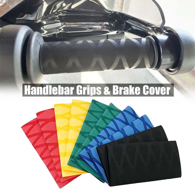 Universal Motorcycle Heat Shrinkable Grip Cover Non Slip Rubber Grip Glove For BMW R1250GS R1200GS ADV F750GS F850GS F900XR 900R