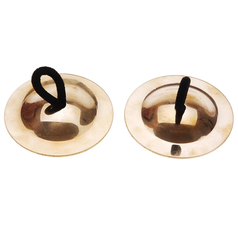 1 Pair Finger Small Cymbals Belly Dancing Cymbals Copper Finger Percussion Dancing Props Percussion Instrument GXMF