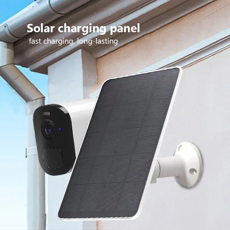 3W 6V Solar Panel Type-C Solar Panels Outdoor Solar Cells Chargerfor Security Camera/Doorbell/Small Electronic Devices