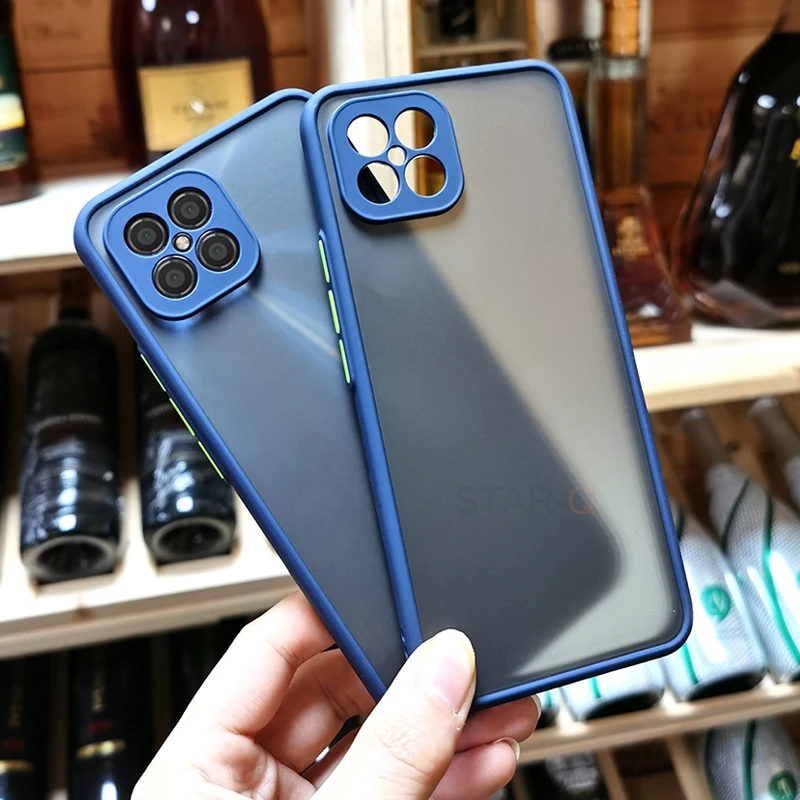 Matte Translucent Silicone Bumper Armor Case