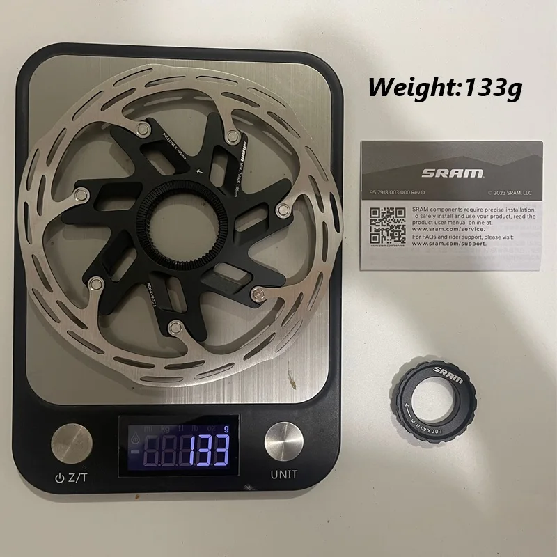 SRAM RED Paceline X Brake Rotor-160mm Dia Disc Black Centrelock Road Bike with box bike brake rotor